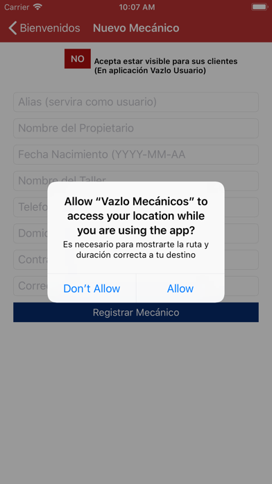Vazlo Mecánicos Screenshot