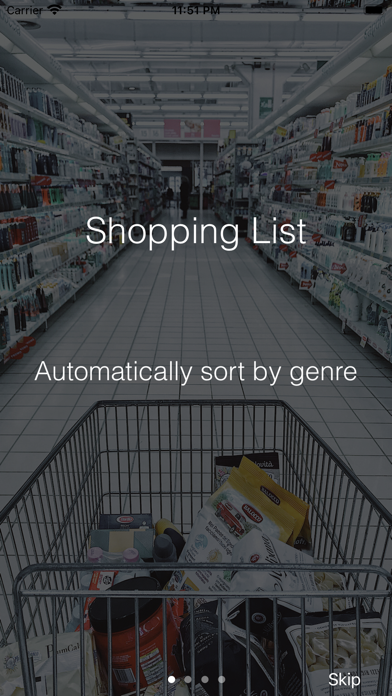 Shopping List - Auto Sorting Screenshot