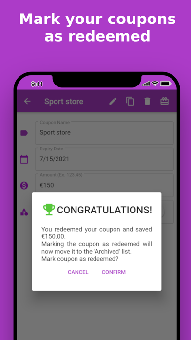 Coupons Vouchers by myeasyqpon Screenshot
