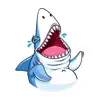 Funny Shark Cute Sticker 2022 delete, cancel