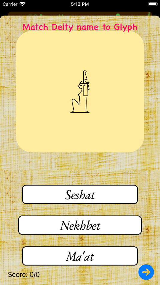 #6. Hieroglyph FlashCards (iOS) 由: Aviametrix, LLC