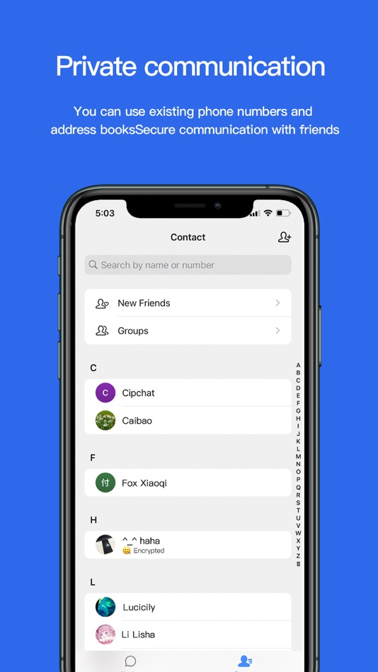 #5. Cipchat - Encrypted Messenger (iOS) 由: ZERO & ONE SOFTWARE PTE. LTD.