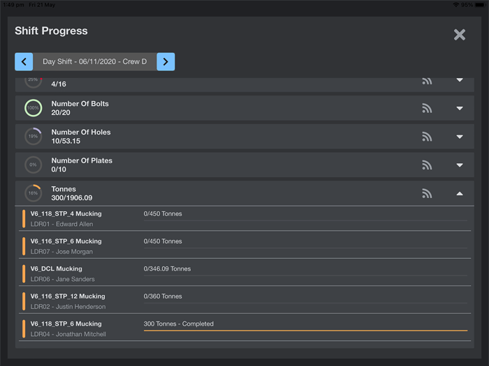 Deswik.OPS Operator App