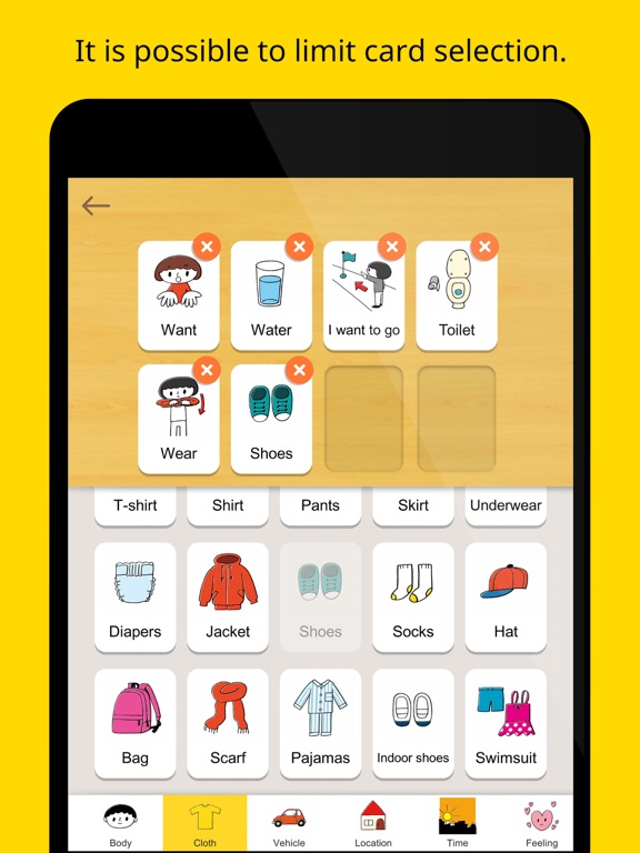 Card Talk iPad screenshot 5 - Education app