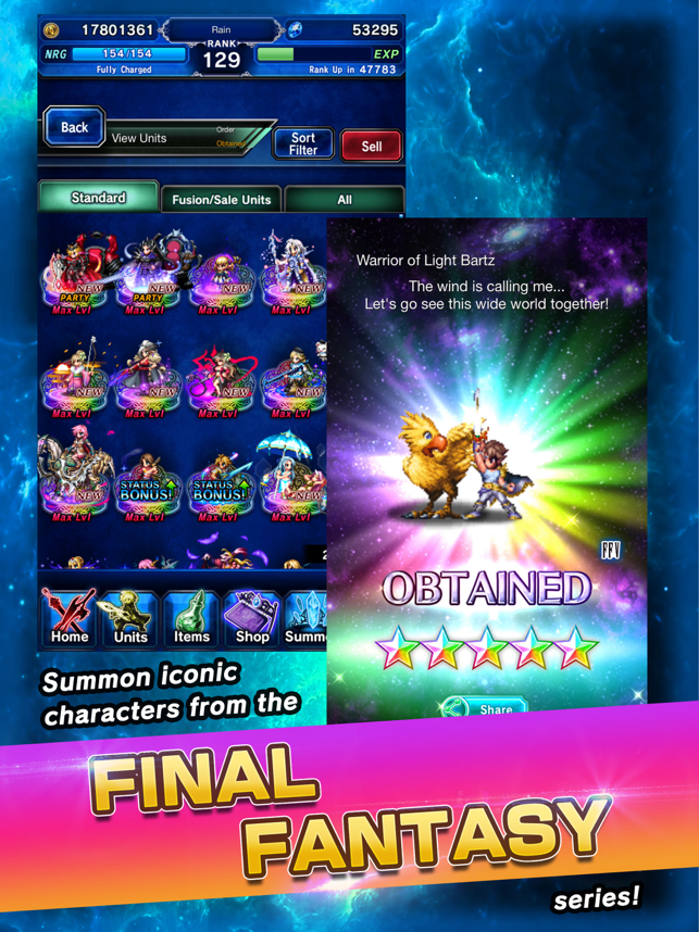 ‎FINAL FANTASY BRAVE EXVIUS Capture d'écran