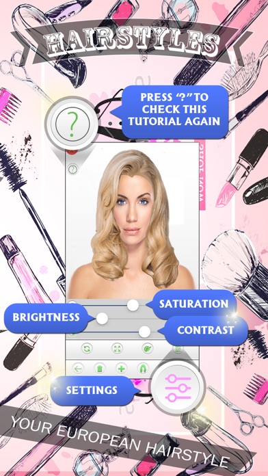 Woman Hairstyle Try On - PRO Screenshot