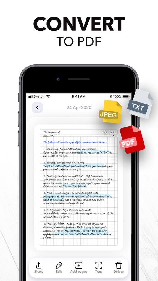 #9. PDF Scanner App: Scanner+ Docs (iOS) 由: Codeway Dijital Hizmetler Anonim Sirketi