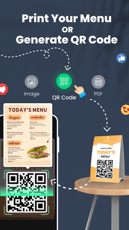 Menu Maker, Menu Templates