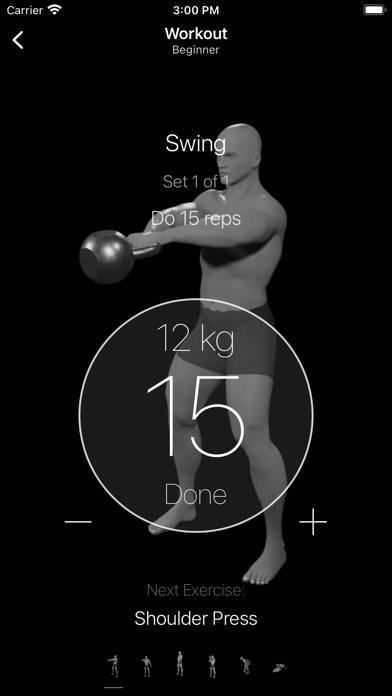 Kettlebell Home Workout Screenshot