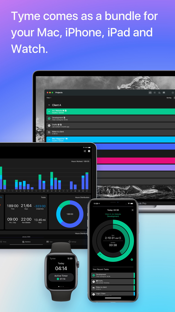 Tyme 3  Time Tracking