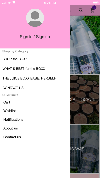 Juice Boxx Organics Screenshot