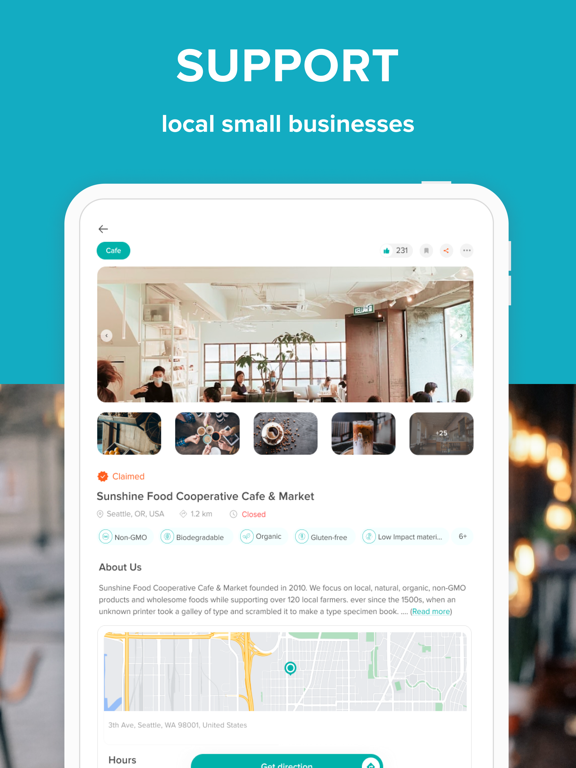 NatureHub iPad screenshot 4 - Food & Drink app