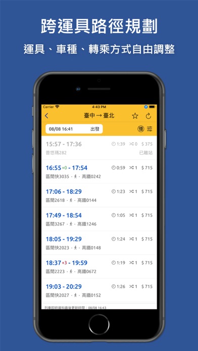 TransTaiwan: 雙鐵/捷運 時刻表 路徑規劃のおすすめ画像1