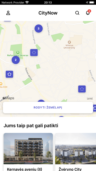 CityNow - Mobile Screenshot