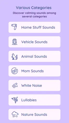 Game screenshot Baby Sleep White Noise Lullaby apk
