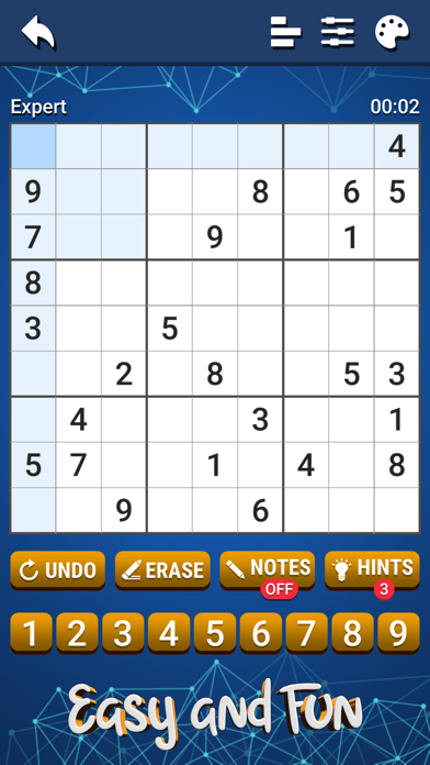 Screenshot #2 pour SODUku: Classic Sudoku Puzzle