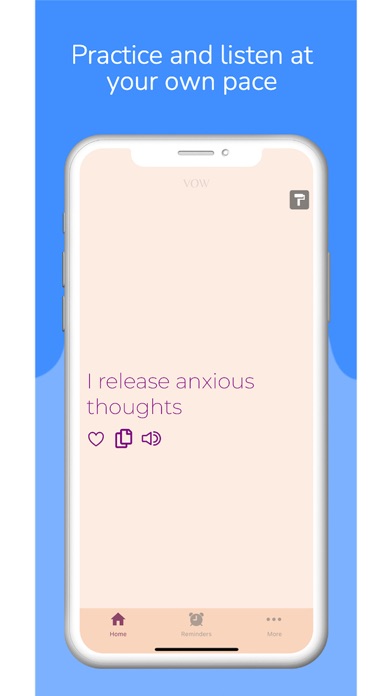 Vow Affirmations: Self-Care Screenshot