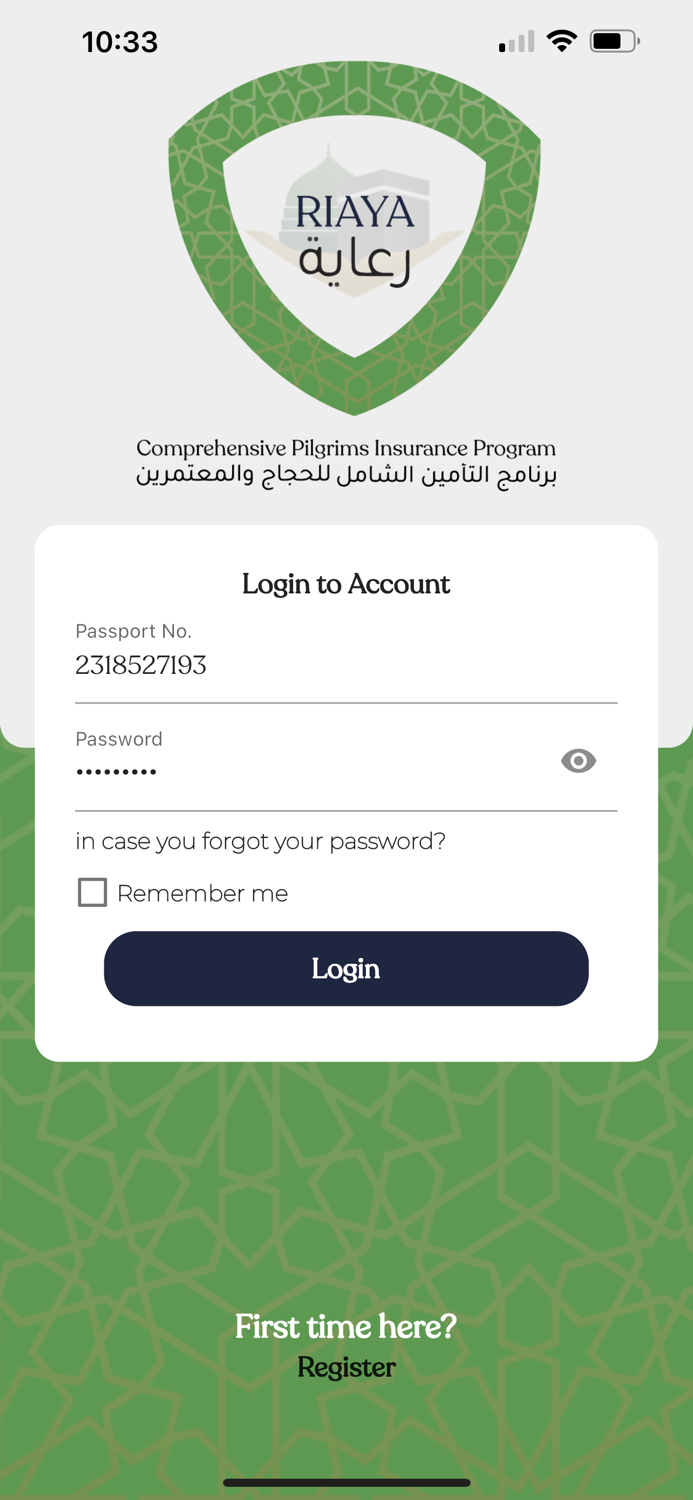 Riaya - Pilgrims Ins Program