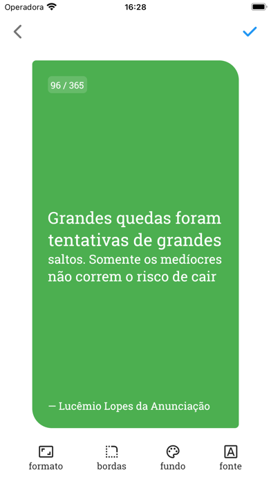 Pensamento do dia Screenshot