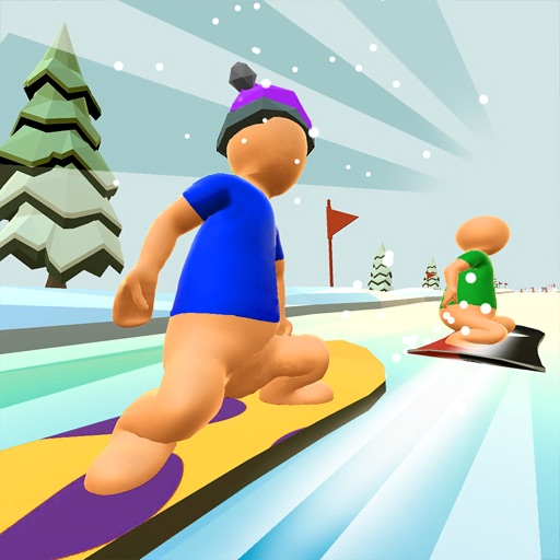SNOWBOARD RACE -New Games 2022