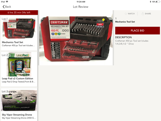 Screenshot #4 pour BB's Online Auction