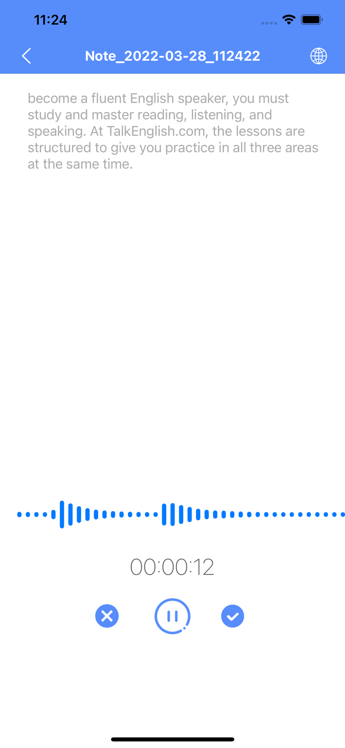 Voice Recorder-speech to text