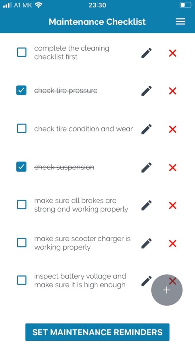 Electric Scooter Universal App Screenshot
