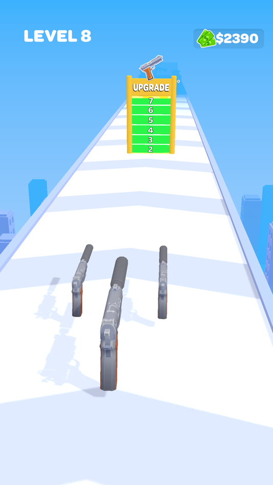 #6. Gun Run!! (iOS) 由: Rollic Games