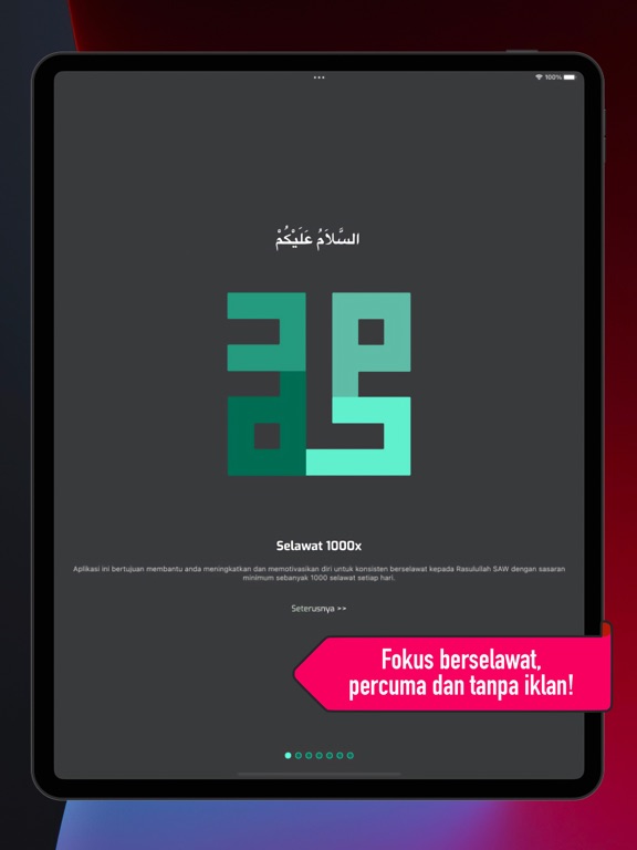 Selawat iPad screenshot 1 - Utilities app