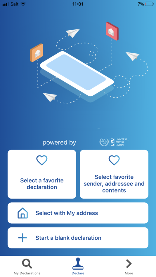#2. EAD Customs Declarations (iOS) 由: Universal Postal Union