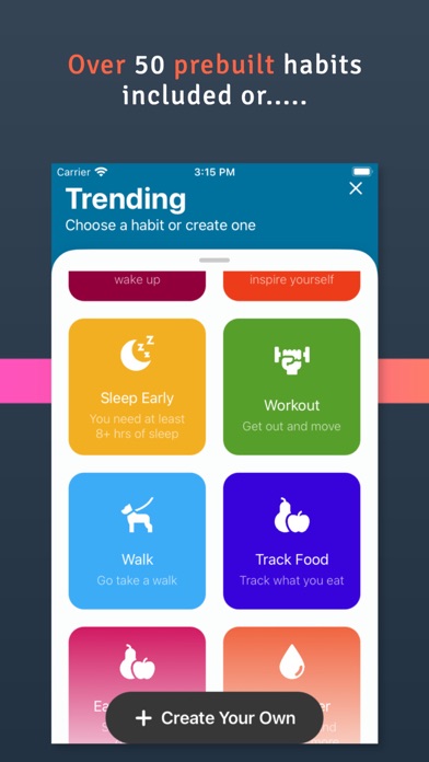 Healthy Habits for Selfcare Screenshot