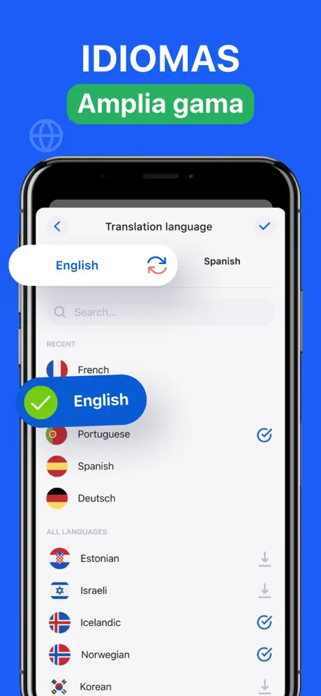 Traductor de inglés a español