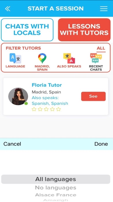 Woodle Up, Speak Languages Screenshot