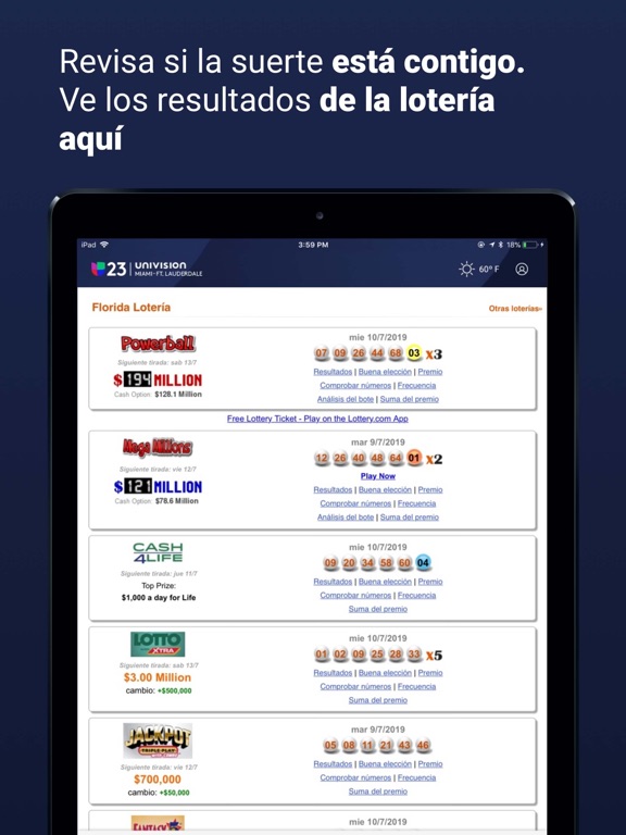 Screenshot #5 for Univision 23 Miami