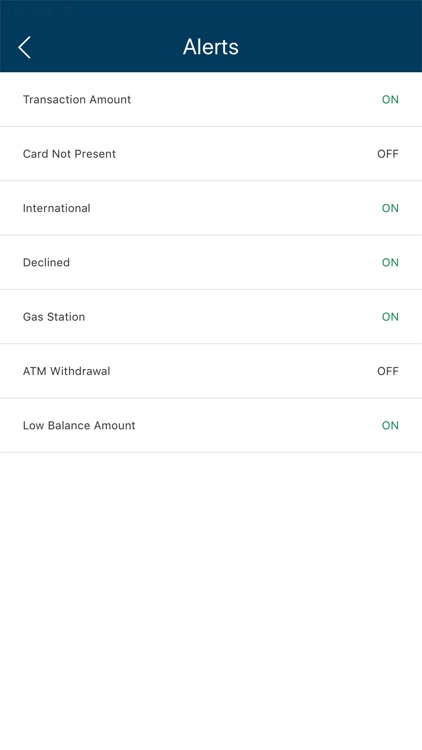 Coast Central Card Control
