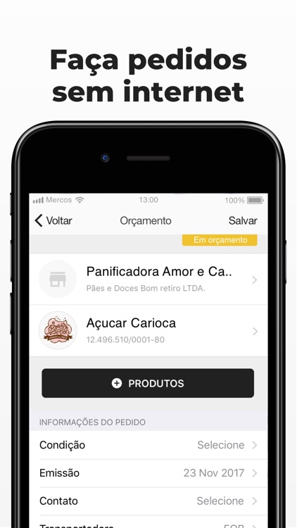 Mercos - app de vendas