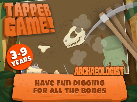 Dinosaurus: Archeoloog Spel 2+ iPad app afbeelding 1