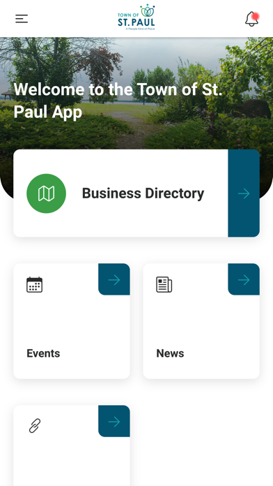 Town of St. Paul App Screenshot