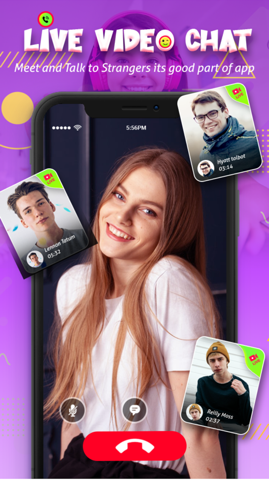 #1. Sweety - Live Video Call (iOS) Av: M SQUARE