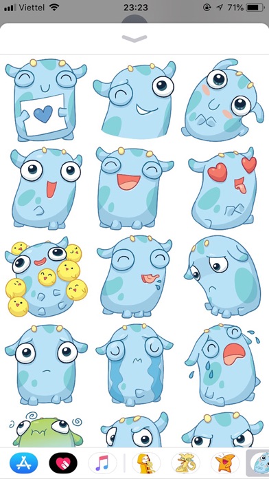 Screenshot #1 pour Emoji Cute Pun Funny Stickers
