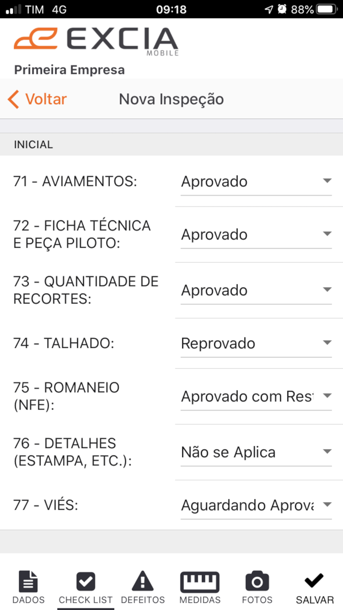 EXCIA Inspeção Antigo