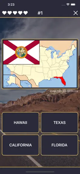 Game screenshot United States of America quiz apk