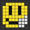 Icon Coloring Pixels 8x8: 3D Cubes