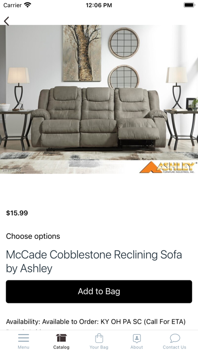 LifeStyle Home Furnishings Screenshot