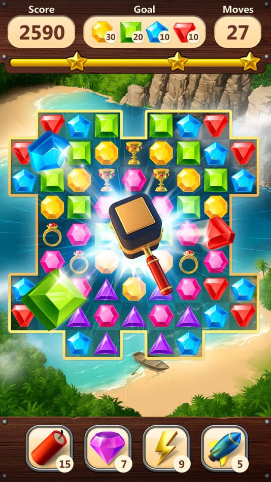 #2. Jewels Planet - Match 3 Game (iOS) 由: Teskin LTD