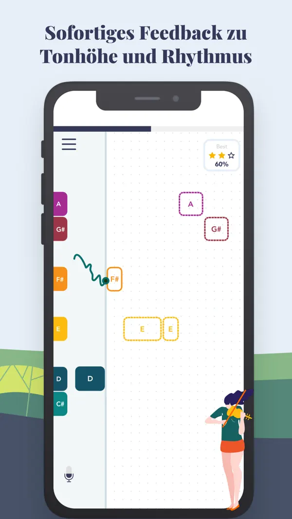 Trala: Geige lernen, Screenshot 3