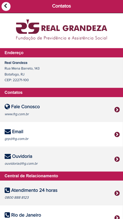 Real Grandeza Saúde Screenshot