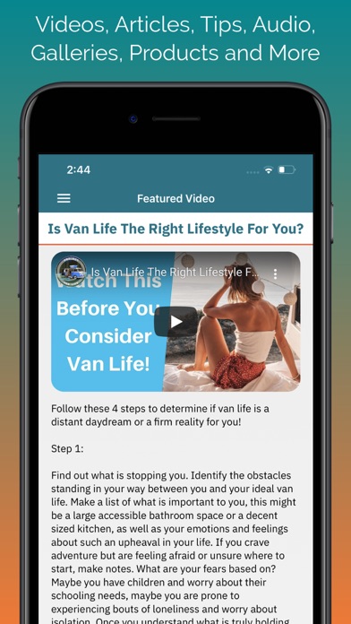 Van Life Living Screenshot