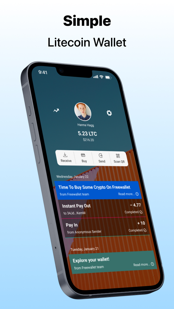 Litecoin Wallet by Freewallet
