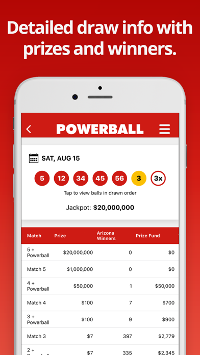 Powerball Lottery Screenshot